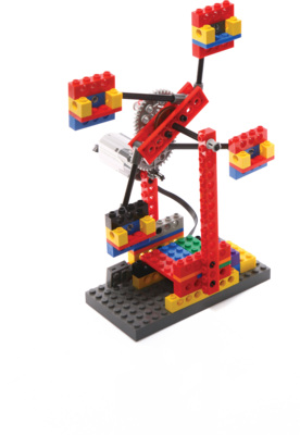 Ferris wheel model built in class
