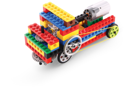 Motorized truck model built in class