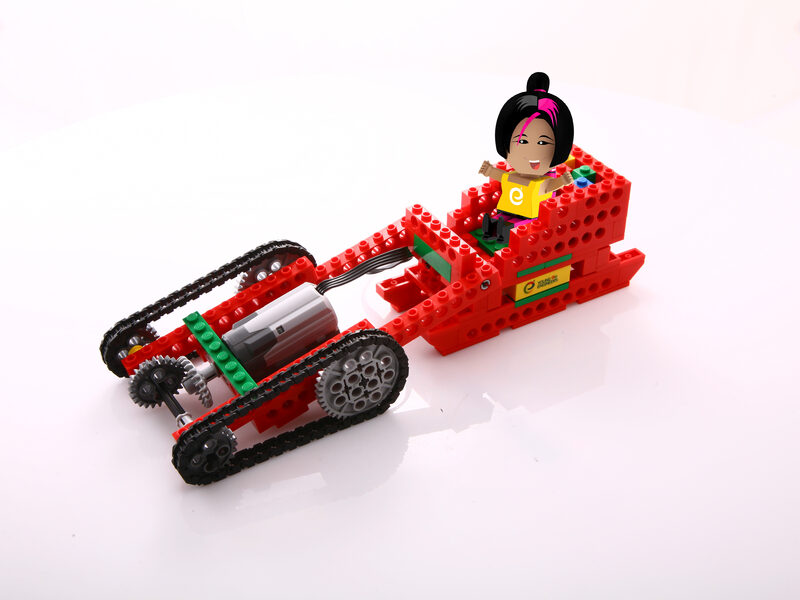 Big Builders sleigh model with tracks